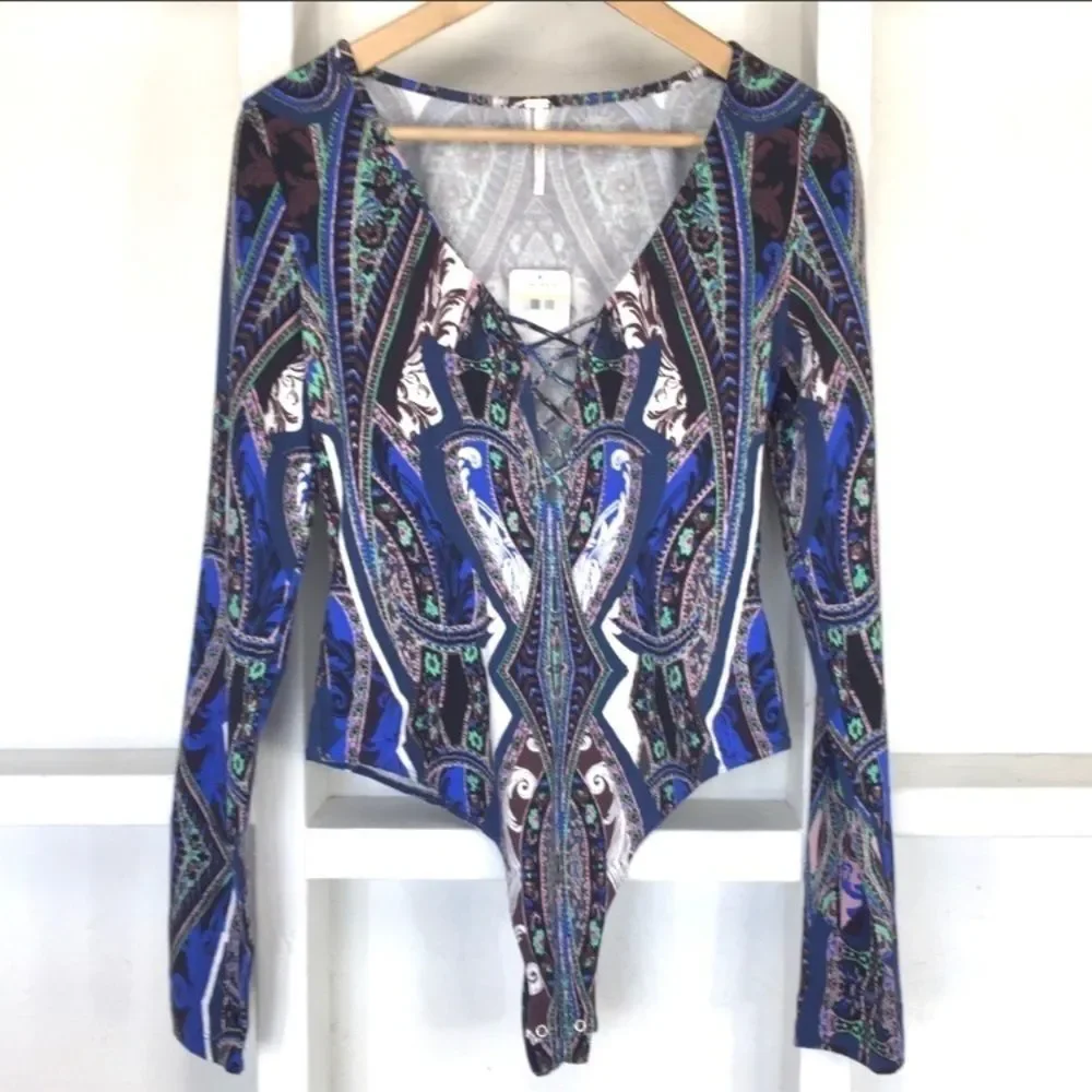 Free People Intimately Pick A Place Bodysuit M